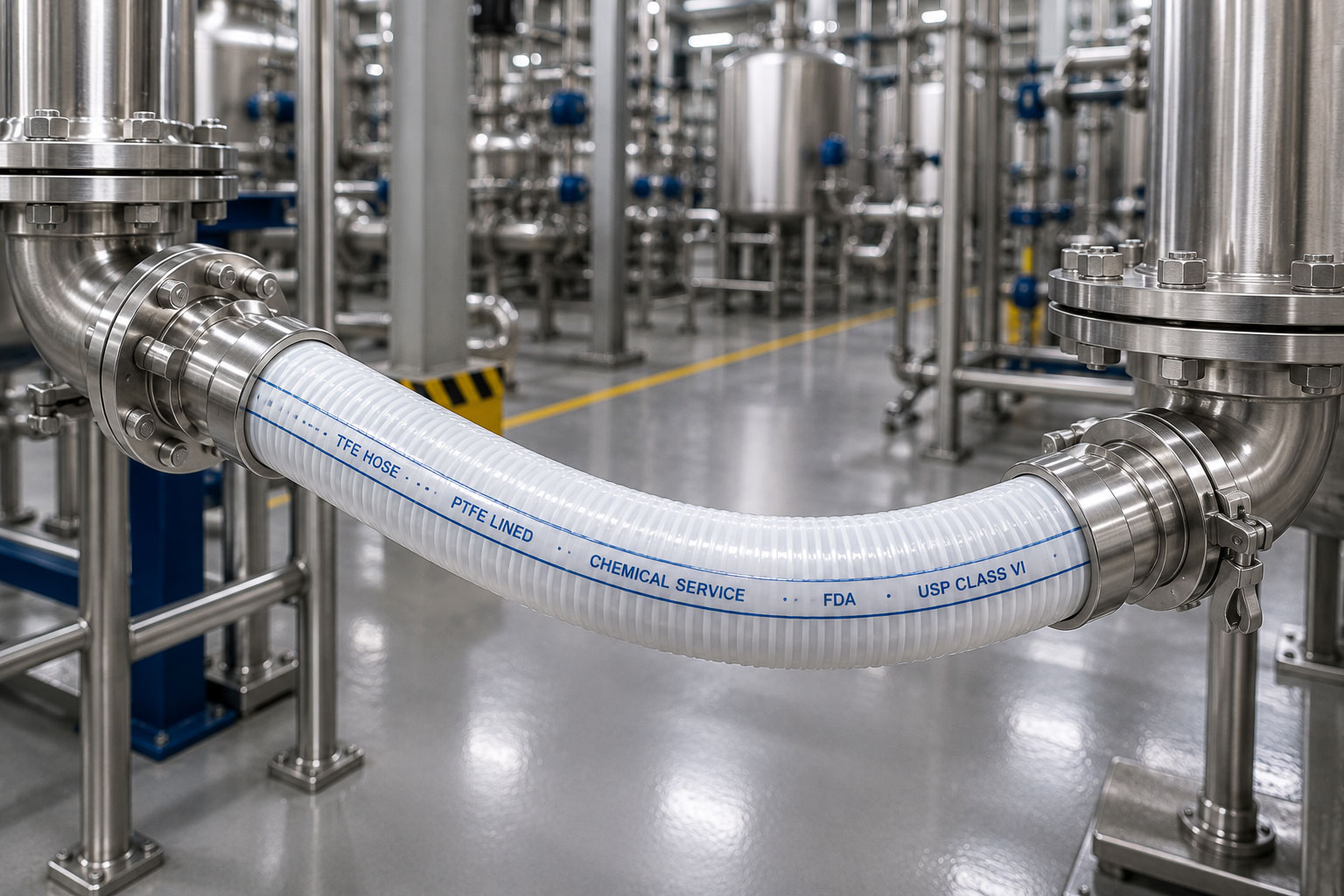 PTFE Teflon Chemical Resistant Hose